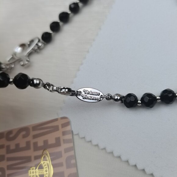 Vivienne Westwood Black Mini Bas Relief Choker - Picture 10 of 10